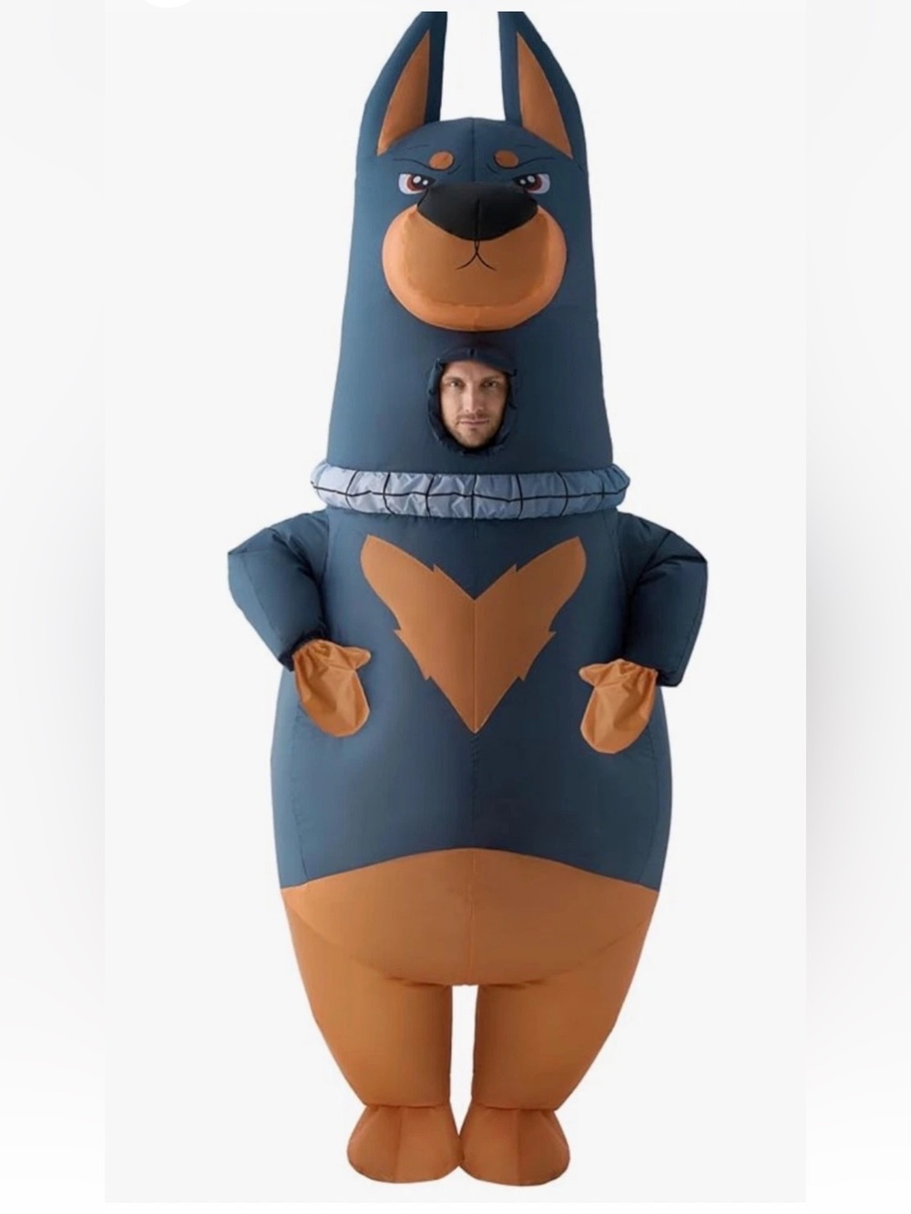 Doberman inflatable kids costume 7-10 years